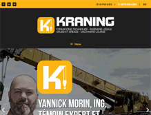 Tablet Screenshot of kraning.com